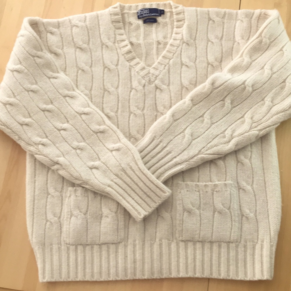 Ralph Lauren vintage wool sweater with front pockets